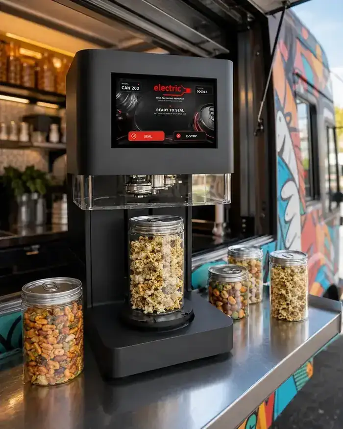 Aparat de sigilat doze Electric SRL — Food truck și street food