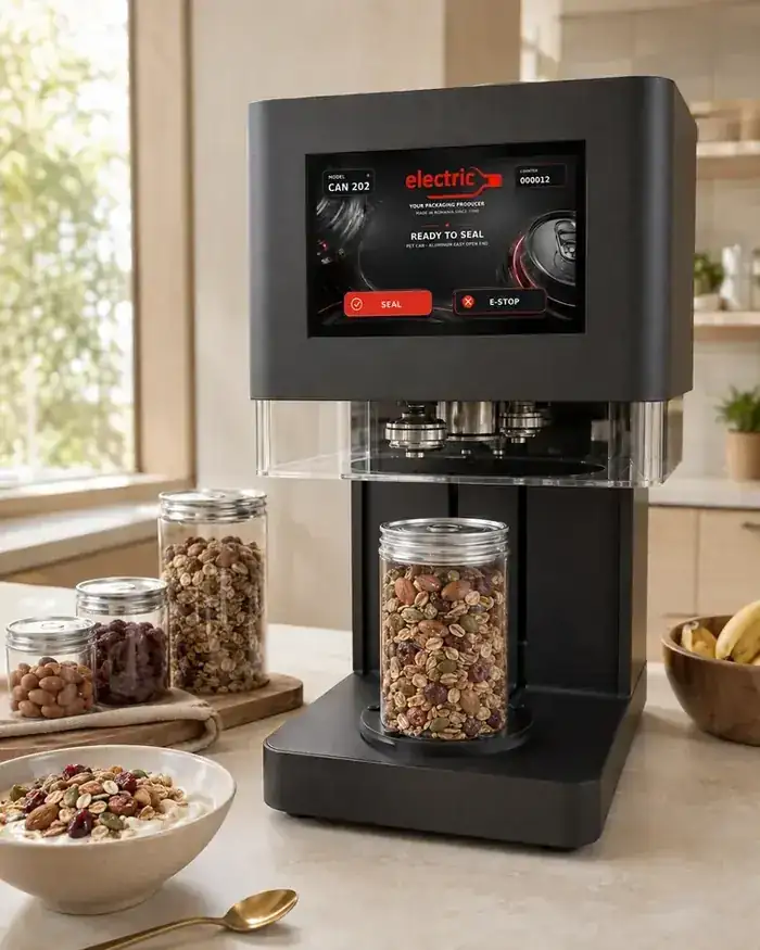 Aparat de sigilat doze Electric SRL — Granola, musli și produse pentru mic dejun