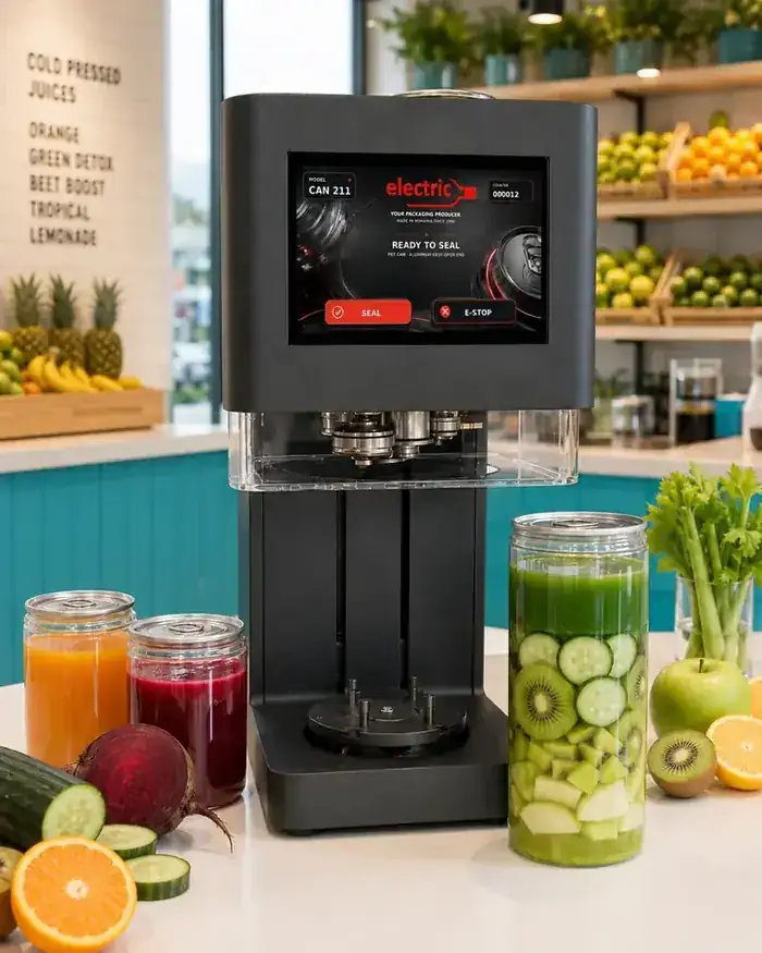 Aparat de sigilat doze Electric SRL — Sucuri presate la rece și smoothie-uri