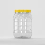 Borcan PET 2L, transparent, cu capac