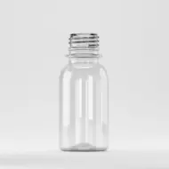 Флакон PET 50ml, прозрачен, резба 28mm PCO 1810, без капак