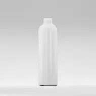 Флакон HDPE 250ml, бял, резба 24mm, без капак
