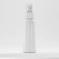Флакон PET 200ml, бял, резба 28mm, с пулверизатор