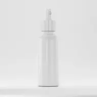 Флакон HDPE 100ml, бял, резба 24mm, с пулверизатор