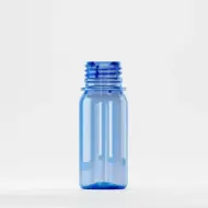 Флакон PET 50ml, син, резба 28mm PCO 1810, без капак