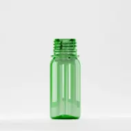 Флакон PET 50ml, зелен, резба 28mm PCO 1810, без капак