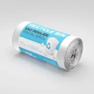 Saci menajeri 35L transparent 50 saci/rolă – Recycle Bin
