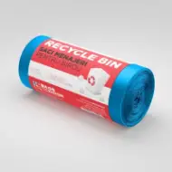 Saci menajeri 60L albaștri 50 saci/rolă – Recycle Bin