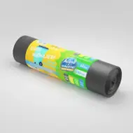 Saci menajeri rLDPE 240L, negri, 10 buc./rolă – Acasă și Industrial