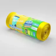 Saci menajeri rLDPE 120L, galbeni, 10 buc./rolă – Acasă și Industrial