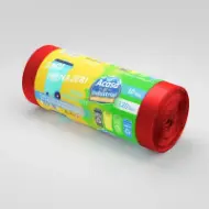 Saci menajeri rLDPE 120L, roșii, 10 buc./rolă – Acasă și Industrial
