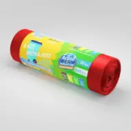 Saci menajeri rLDPE 160L, roșii, 10 buc./rolă – Acasă și Industrial