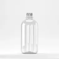 Флакон PET 500ml, прозрачен, резба 28mm PCO 1810, без капак
