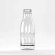 Флакон PET 400ml, прозрачен, резба 38mm, без капак
