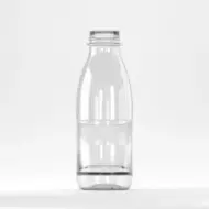 Флакон PET 500ml, прозрачен, резба 38mm, без капак