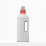 Флакон HDPE 1,5L, бял, резба 48mm BRC 48, с капак