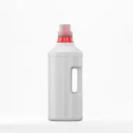 Флакон HDPE 2L, бял, резба 48mm BRC 48, с капак