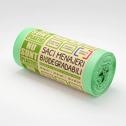 Ambalaj biodegradabil EN 13432 din gama NU SUNT PLASTIC 4