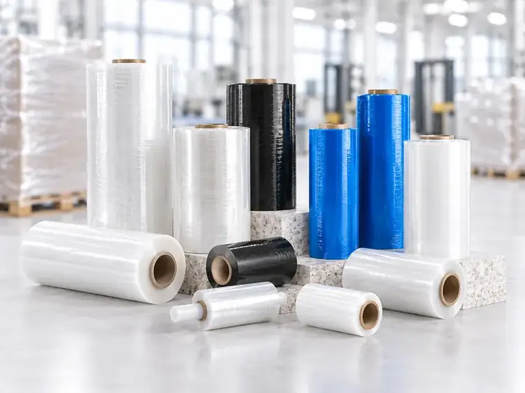 Folii pentru paletizare (stretch) — fabricate de Electric SRL la Focșani, România