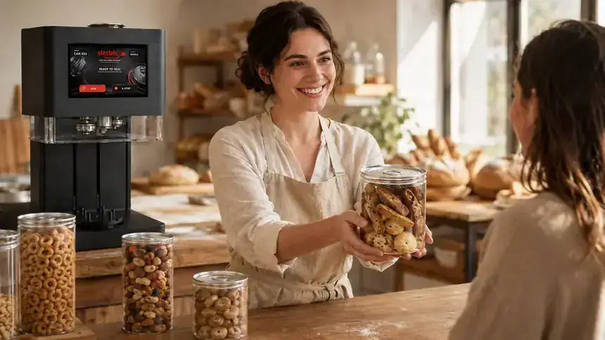 Doze PET cu capac din aluminiu — Brutării artizanale