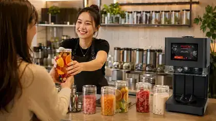 Bubble tea și băuturi cu topping — Electric SRL