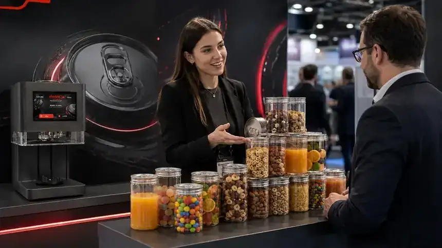 Doze PET cu capac din aluminiu — Distribuitori de ambalaje